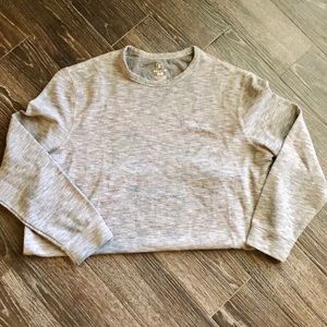 Gray Long Sleeve Henley